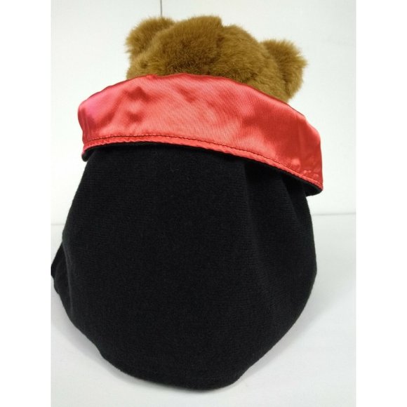 1992 CUDDLE TOYS BY DOUGLAS 9" DRACULA BEAR IN CAPE STUFFED ANIMAL PLUSH TOY NWT - Picture 4 of 12